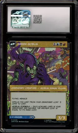 Magic MTG Norman Osborn Spider-Man Mythic Rare Foil Borderless #0220 CGC 8.5 - Image 2