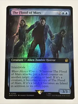 MTG Doctor Who The Flood of Mars Extended Art Foil 0360 NM Rare - Image 1