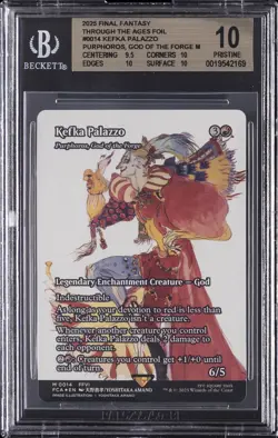 2025 MAGIC THE GATHERING FINAL FANTASY THE AGES FOIL KEFKA PALAZZO BGS 10 - Image 1