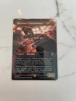 Ravenous Tyrannosaurus (Borderless) MTG NM Non-Foil - Image 1