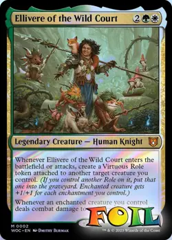Ellivere of the Wild Court 002 MTG Commander WOC Mythic NP Foil - Image 1