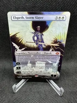 MTG Elspeth, Storm Slayer (Borderless) Tarkir: Dragonstorm Foil - Image 1