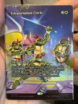 MTG Teleportation Circle (Borderless Foil) PZA M0002 TMNT - Image 1