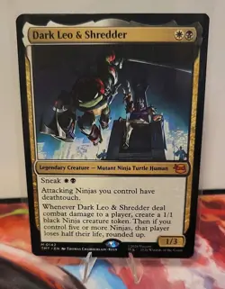 Dark Leo & Shredder, MTG, Teenage Mutant Ninja Turtles, 0142 - Image 1