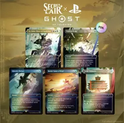 Secret Lair X Ghost of Tsushima FOIL edition MTG Brand new Sealed Sold out🚨🚨 - Image 1