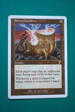 Storm Cauldron - MTG - 7th Edition - Never Played - Magic The Gathering - Image 1