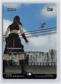 Magic The Gathering MTG Avatar Fervor Eternal Borderless Mythic - Image 1