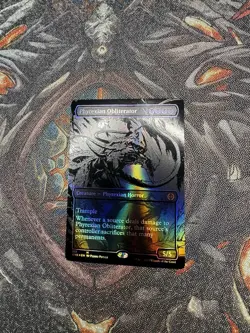 Phyrexian Obliterator (Oil Slick Raised Foil) Phyrexia: All Will Be One Foil - Image 2
