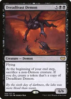 MTG Dreadfeast Demon ** Innistrad: Crimson Vow ** English (NM) - Image 1