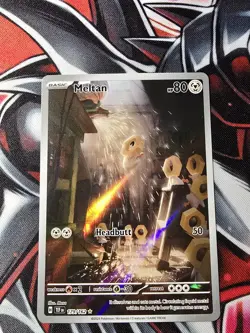 Pokemon Card TCG - Meltan 179/162 Illustration Rare Temporal Forces - NM - Image 1