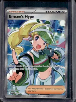 2025 Pokemon Destined Rivals Emcee's Hype #220/182 - Image 1