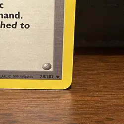 Pokemon TCG Base Set Scoop Up Trainer Rare Vintage Card 78/102 Unlimited LP - Image 4