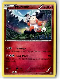 Mr. Mime ⭐ 91/146 Uncommon XY 2014 Pokemon NM/LP - Image 1
