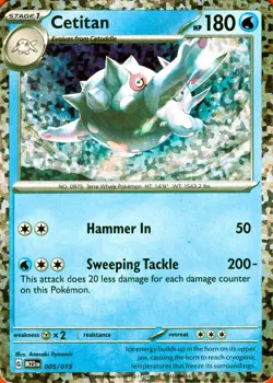 Cetitan 005/015 Holo McDonald’s Promo Pokemon Card 2023 M23 – NM/Mint - Image 1