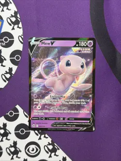 Mew V 060/159 Crown Zenith Ultra Rare Holo Pokemon Tcg Card Near Mint NM - Image 1