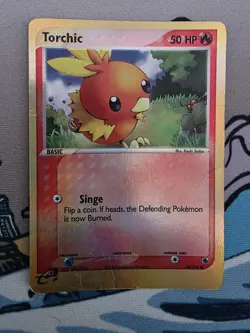 Pokemon Ruby and Sapphire Torchic 74/109 Reverse Holo Common 2003 - Image 1