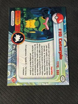 #10 Caterpie NM - Pokemon Topps Series 1 - Image 2