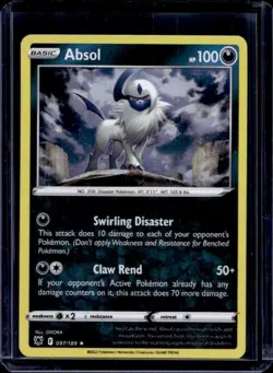 2022 Pokemon SWSH Astral Radiance Absol Rare Holo #097/189 - Image 1