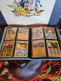 160 Pokemon Binder Collection | 30+ Vintage/WOTC/EX's+ Modern Holos + More - Image 2