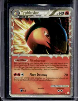 2010 Pokemon HeartGold & SoulSilver Typhlosion Holo #110/123 - Image 1