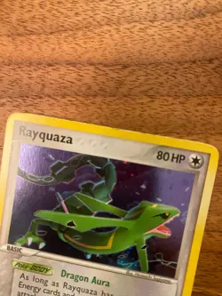 Pokemon TCG Rayquaza EX Deoxys 22/107 Holo Holo Rare LP - Image 2