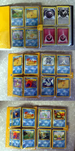 1 lot of 246 vintage pokemon cards binder lot 1990's - Image 1