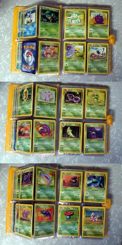 1 lot of 246 vintage pokemon cards binder lot 1990's - Image 2