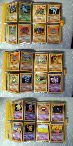 1 lot of 246 vintage pokemon cards binder lot 1990's - Image 3
