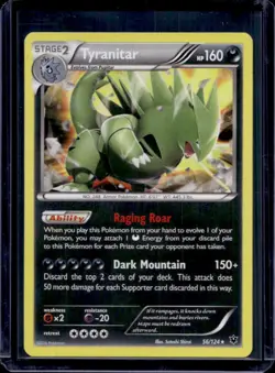 2016 Pokemon XY Fates Collide Tyranitar Holo #56/124 - Image 1