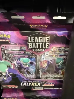 Pokemon Ice & Shadow Rider Calyrex VMAX League Battle Decks tcg 2 Sets - Image 2