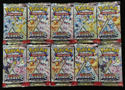 Pokemon Scarlet & Violet Prismatic Evolution 10 Booster Pack Bundle - Image 1
