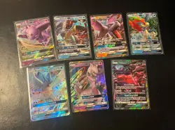 Pokemon TCG Mewtwo GX Hidden Fates 31/68 7 Card Gx Lot NM - Image 1