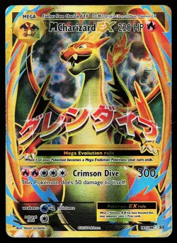 M Charizard EX 101/108 Ultra Rare XY Evolutions Pokemon Card PLAYED - Image 1