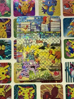 Pokemon Pikachu Vintage Pocket Monsters Vending HOLO Prism Sticker Nintendo 98 - Image 2
