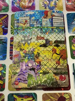 Pokemon Pikachu Vintage Pocket Monsters Vending HOLO Prism Sticker Nintendo 98 - Image 3