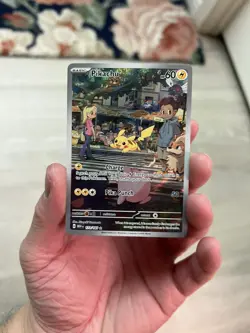 Pokemon TCG Pikachu IR 173/165 Sv: Scarlet & Violet 151 Illustration Rare Holo - Image 1