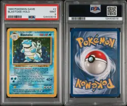1999 Pokemon Base Set Unlimited Blastoise #2 /102 PSA 9 Mint - Image 3