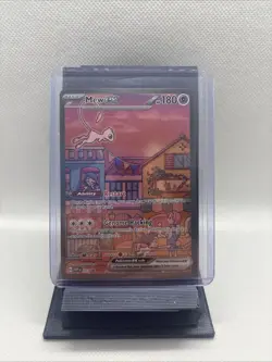 2023 POKEMON SVP EN-SV BLACK STAR PROMO 151 ULTRA-PREM COLL #053 MEW EX Full Art - Image 1