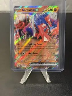 Pokemon TCG Koraidon ex 124/197 2023 Obsidian Flames Double Rare Card - Image 1