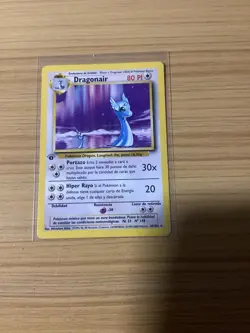 Pokemon Dragonair 1st Edition Base Set Spanish Card 1999 Played Condition - Image 1