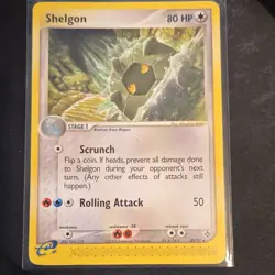 Pokemon Shelgon EX Dragon 20/97 Stage 1 80 HP Regular 2003 Card LP 20+ YEARS OLD - Image 1