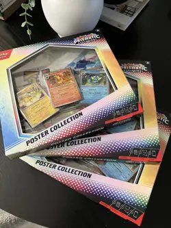 Pokemon TCG Prismatic Evolutions Poster Collection - LOT OF 3 - New and Sealed - Image 1