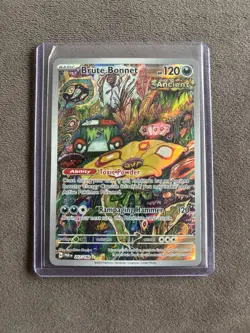 Brute Bonnet 207/182 Pokemon TCG Paradox Rift - Illustration Rare NM. - Image 1