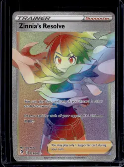 2021 Pokemon SWSH Evolving Skies Zinnia's Resolve #225/203 - Image 1