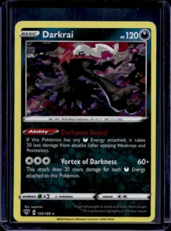 2022 Pokemon Trick or Trade Darkrai Holo #105/189 - Image 1