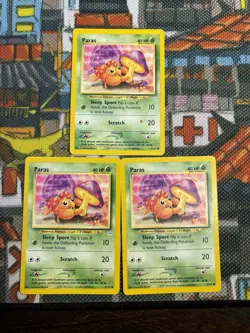 Paras 47/64 Pokemon Neo Revelation Unlimited Vintage (x3) Common Set Of 3 💎🔥 - Image 1