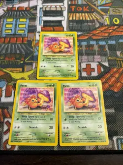 Paras 47/64 Pokemon Neo Revelation Unlimited Vintage (x3) Common Set Of 3 💎🔥 - Image 2