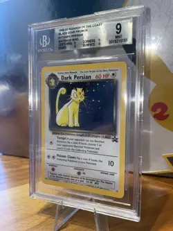 Dark Persian #17 Pokemon WOTC Black Star Promo Nintendo Magazine - BGS 9 Mint - Image 3
