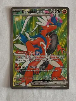 Koraidon ex 231/198 Scarlet & Violet Base Pokemon TCG Near Mint - Image 1