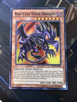 Red-Eyes Toon Dragon - SHVI-EN036 Super Rare Unlimited LP - Image 1